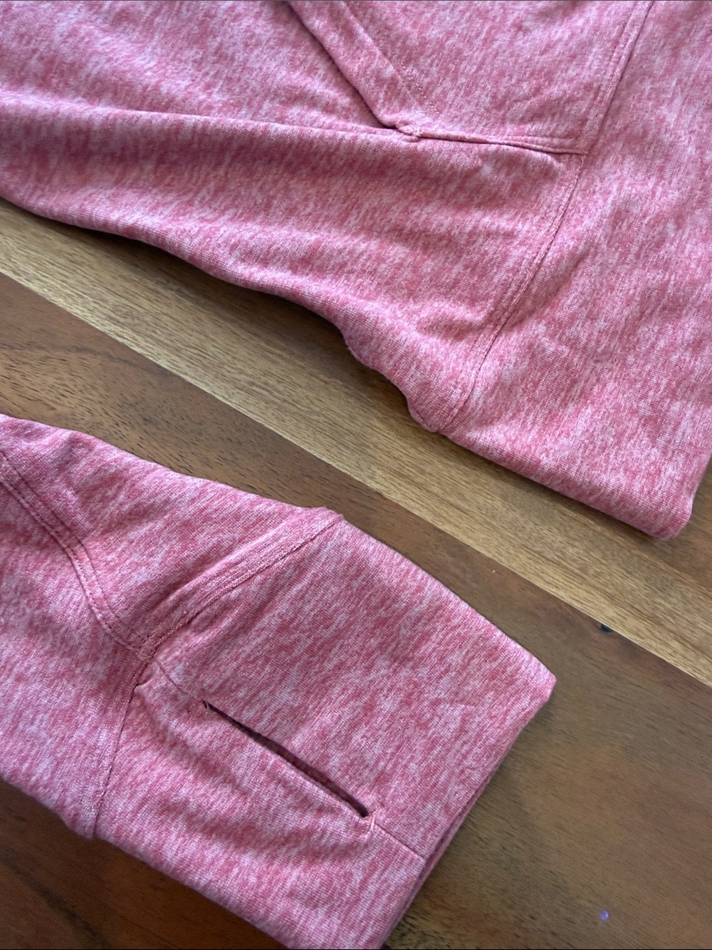 Outdoor Voices Women’s Heathered Rose Pullover Hoodie Size Large - Picture 6 of 16